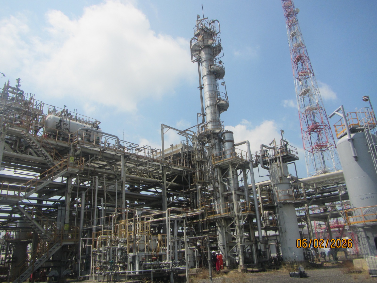 Hot Lean Amine Suction Pipe Replacement Pangkah